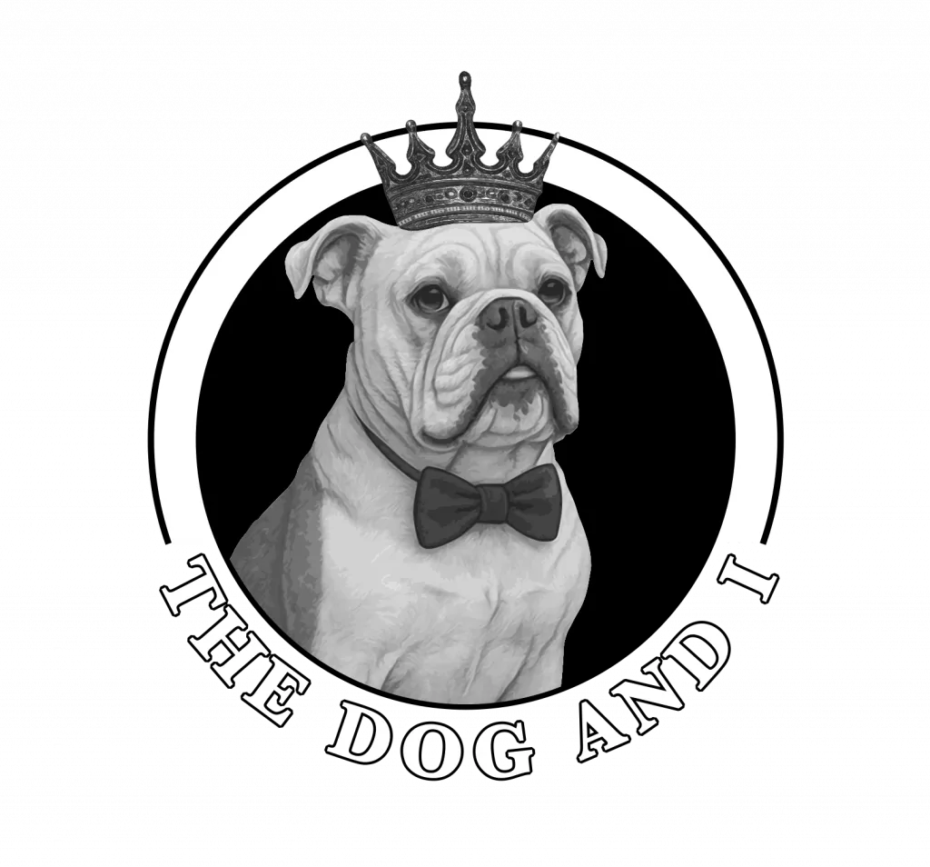 The Dog And I's B&W Logo for dark backgrounds